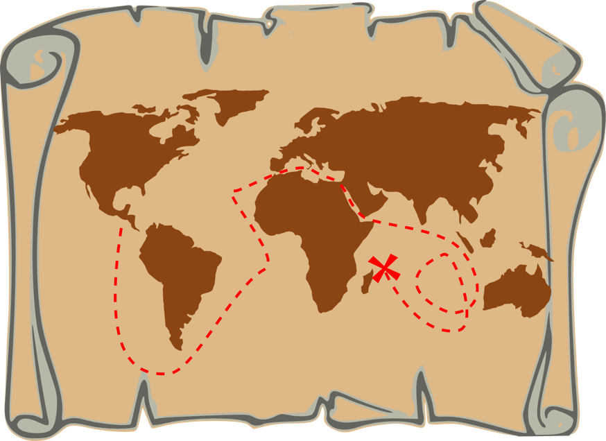 Khalypso Pirate Map